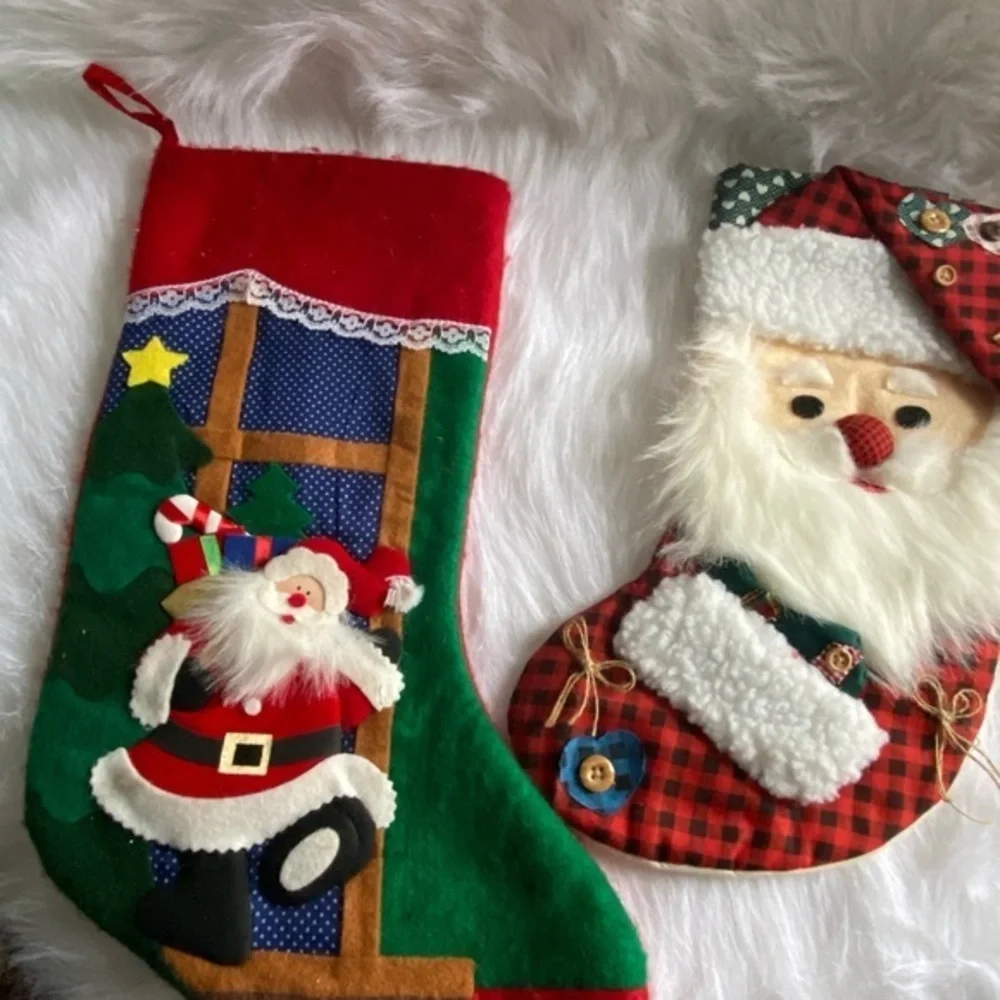 Christmas Stockings‎ Set Of Two